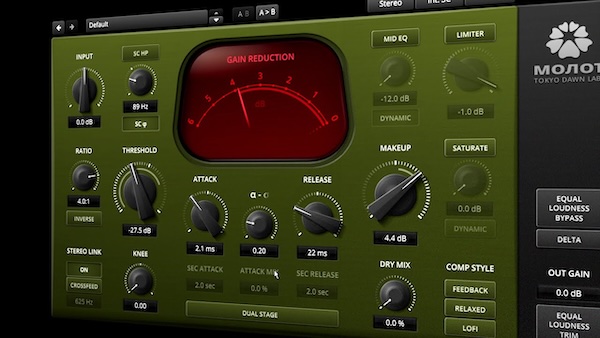 Tokyo Dawn Labs「TDR Molot GE」"ハンマー"を意味する名前通り、拡張柔軟性とロックンロール精神を惜しみなく注入し、複数クラシック・コンプレッション・メカニズムを洗練されたサチュレーション・創造的トーン・コントロール・スナッピー・ピーク・リミッターと融合させたダイナミック・コンプレッサー|DTMプラグインセール