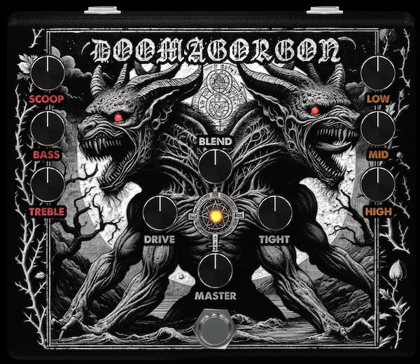 Audiority「Doomagorgon」オリジナル・ハードウェア・ペダル忠実モデリングをベースに、ディープ・ファット・オクターブ・ファズ・ドゥーム領域からタイト・モダン・デスメタル音響まで、最凶オクターブ・ファズ・ディストーション|DTMプラグインセール