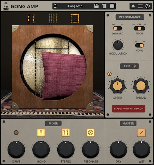 AudioThing「Gong Amp」希少ディスコン・アンプリファイアーを、複雑なコンボリューション処理・物理モデリング・フィードバック・システム混合でオリジナル応答性に忠実かつサウンドデザイン可能性超越する楽器として実現|DTMプラグインセール