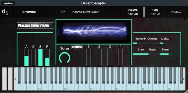 Necatuss「Plasma Drive Violin」プラズマドライブによる“揺らぎ・歪み・電気的テクスチャ”がもたらす唯一無二のサウンド世界!電気ノイズとバイオリンが融合した音源|DTMプラグインセール