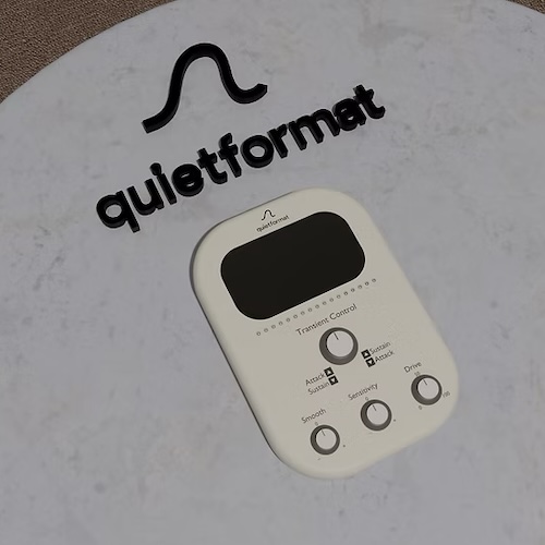 quietformat「Transient Control」コンプやEQでは表現できない“音の勢い”を、たった数秒で調整!音に立体感と表情を加えるトランジェント・シェイパー|DTMプラグインセール