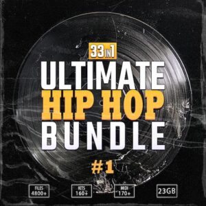 Kryptic Samples「ULTIMATE HIP HOP BUNDLE #1」初心者でも本格派ビートが作れる!東西ヒップホップ・トラップ・エモ系まで網羅した全33タイトルのサウンドパック|DTMプラグインセール
