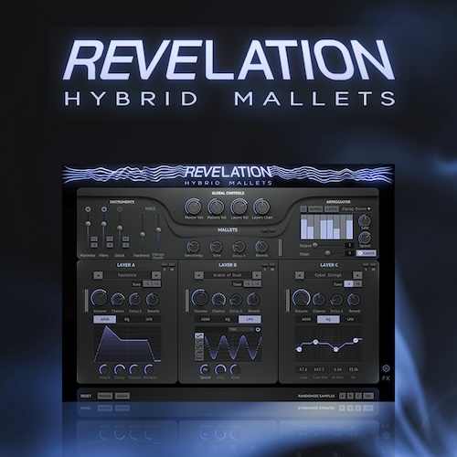 SoundYeti「Revelation Hybrid Mallets」アコースティックなマレットと重厚なシンセの融合で、誰でも“映画のような音”を生み出せる、シネマティック音楽制作を変えるハイブリッド音源|DTMプラグインセール