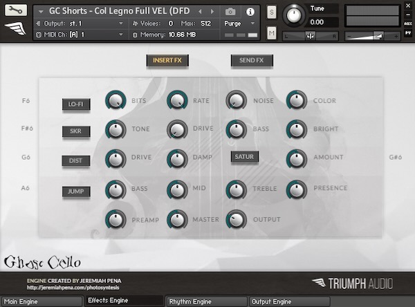 Triumph Audio「Ghost Cello」幽玄で異質、だけど心に響く!トレモロ、コル・レーニョ、ドローン、パッド…全225パッチで音の演出力を底上げする、“空気をデザインする”新時代のチェロ音源|DTMプラグインセール
