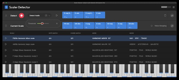 Scaler Music「Scaler Detector」曲のキーやコードがわからなくても大丈夫!MIDIもオーディオも瞬時に解析できて、音楽理論に自信がなくても安心して作曲が進められる便利ツール|DTMプラグインセール