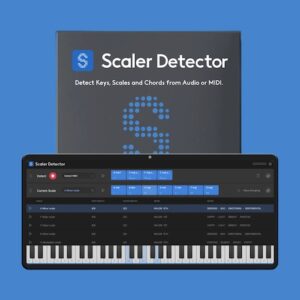 Scaler Music「Scaler Detector」曲のキーやコードがわからなくても大丈夫!MIDIもオーディオも瞬時に解析できて、音楽理論に自信がなくても安心して作曲が進められる便利ツール|DTMプラグインセール