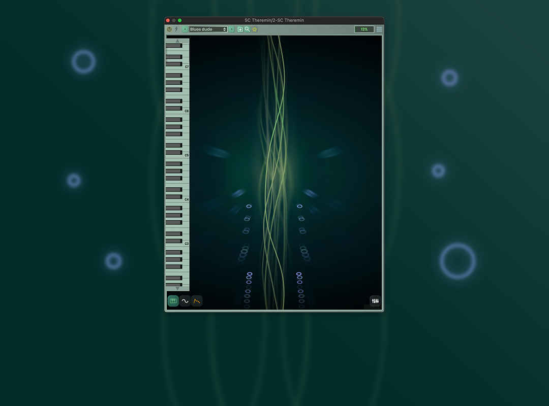 Stagecraft Software「Theremin」触れずに操る音の世界!テルミンの直感操作×シンセサイザーの音作りを融合した、感覚的に音を操れる革新的プラグイン|DTMプラグインセール