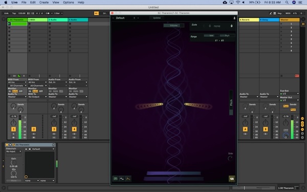 Stagecraft Software「Theremin」触れずに操る音の世界!テルミンの直感操作×シンセサイザーの音作りを融合した、感覚的に音を操れる革新的プラグイン|DTMプラグインセール