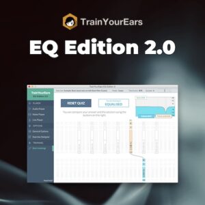TrainYourEars「TrainYourEars 2 EQ Edition」EQ操作が苦手な人こそ使ってほしい!耳で聴いて正確に調整できる力”を育てる、最強の耳トレーニングソフト|DTMプラグインセール