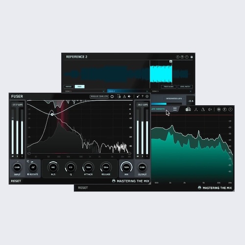Mastering The Mix「Bestsellers Bundle」宅録・DTMerの強い味方!プロ音源との違いを数値と視覚で見抜き、共振・濁りを的確に補正する3大人気プラグインがセットになった“本気の音質改善バンドル
