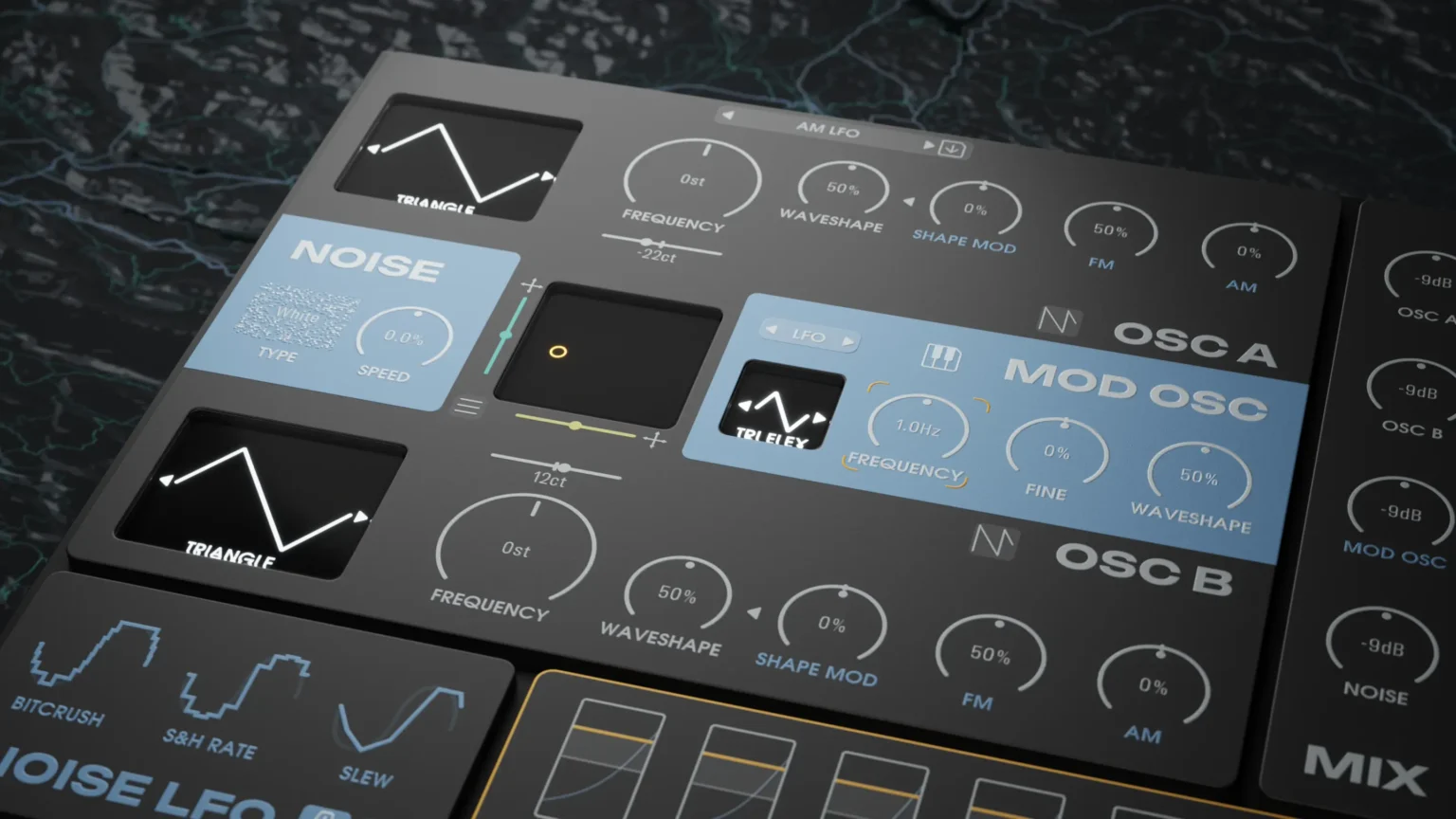 GForce Software「MAP」ヴィンテージの魂と現代の革新が交差する場所!3つのユニークなオシレーター、デュアルフィルター、そして有機的なモジュレーションで未踏の音世界を切り拓くシンセサイザー|DTMプラグインセール