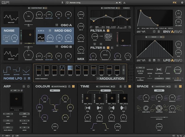 GForce Software「MAP」ヴィンテージの魂と現代の革新が交差する場所!3つのユニークなオシレーター、デュアルフィルター、そして有機的なモジュレーションで未踏の音世界を切り拓くシンセサイザー|DTMプラグインセール