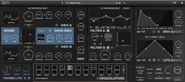 GForce Software「MAP」ヴィンテージの魂と現代の革新が交差する場所!3つのユニークなオシレーター、デュアルフィルター、そして有機的なモジュレーションで未踏の音世界を切り拓くシンセサイザー|DTMプラグインセール