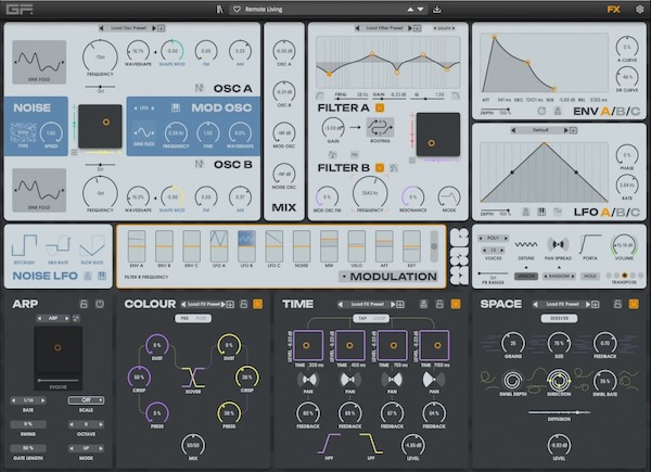 GForce Software「MAP」ヴィンテージの魂と現代の革新が交差する場所!3つのユニークなオシレーター、デュアルフィルター、そして有機的なモジュレーションで未踏の音世界を切り拓くシンセサイザー|DTMプラグインセール