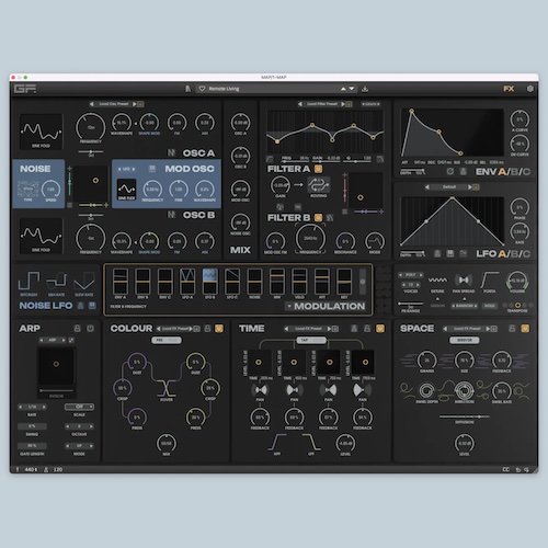GForce Software「MAP」ヴィンテージの魂と現代の革新が交差する場所!3つのユニークなオシレーター、デュアルフィルター、そして有機的なモジュレーションで未踏の音世界を切り拓くシンセサイザー|DTMプラグインセール