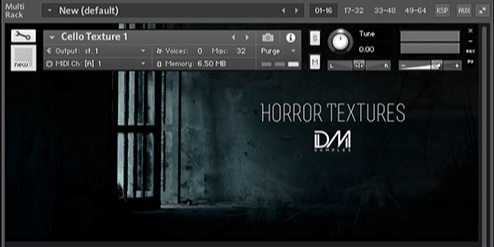 DM Samples「Horror Textures」プロが現場で即戦力として使うホラー音源!不気味な空気感・じわじわくる恐怖・高品質なテクスチャーがすぐに使える最強のシネマティックサウンドライブラリ|DTMプラグインセール