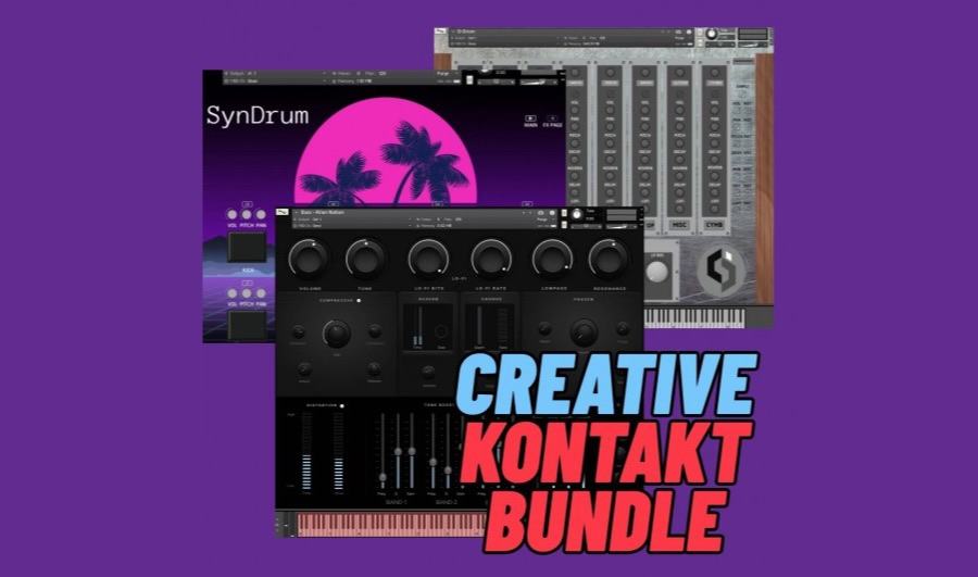 D-FusedSounds「The Creative Kontakt Bundle」EDM・アンビエント・シネマティック制作にも対応!ジャンルを問わず活躍する万能音源バンドル|DTMプラグインセール