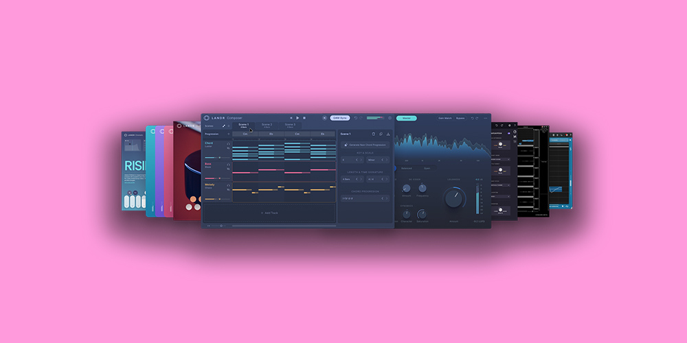 LANDR「LANDR Ultimate Bundle」作曲・編曲・録音・ボーカル補正・ミックス・マスタリングまでこれひとつ!初心者でもプロ品質の音楽が作れる“全工程カバー×時短×高音質”の最強ツール|DTMプラグインセール