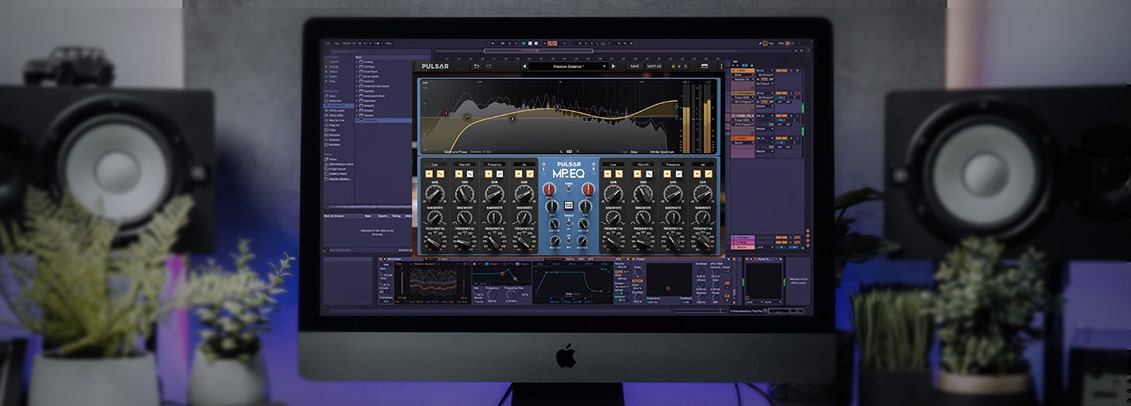 Pulsar Audio「MP-EQ」世界中のマスタリングスタジオで愛される伝説的アナログEQを完全エミュレート!過去70年間の最高峰パッシブイコライザーを統合し、ミキシング&マスタリングに欠かせない音楽的で直感的なイコライザー|DTMプラグインセール