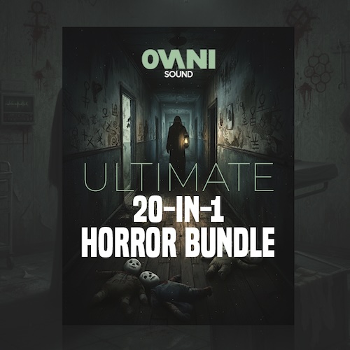 Ovani Sound「Ultimate Horror Bundle」“怖い”を音で作る全クリエイターへ！人体音からモンスターの咆哮、SFホラー、重厚なBGMまでを網羅した20パック入り高品質ホラー音源｜DTMプラグインセール
