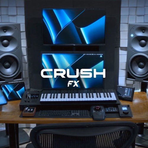 Crush Audio「Crush FX」15種類の高品質エフェクトを搭載!ドラム・ボーカル・シンセを自在に変化させる無料プラグイン|DTMプラグインセール