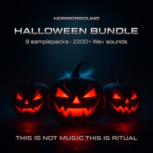 HorrorSound「Halloween Horror Bundle」映像・ゲーム・音楽に“恐怖”のリアルを加える!2300種類以上の効果音と16のKontakt楽器を一括収録したホラー音源セット|DTMプラグインセール