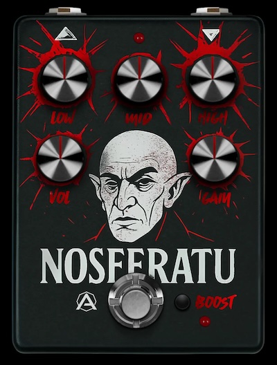 Aurora DSP「Nosferatu」ギタリスト必見!歪み・ノイズ・音作りの悩みを一発解決する、真空管ライクな重厚ハイゲインサウンド高性能プリアンプ|DTMプラグインセール
