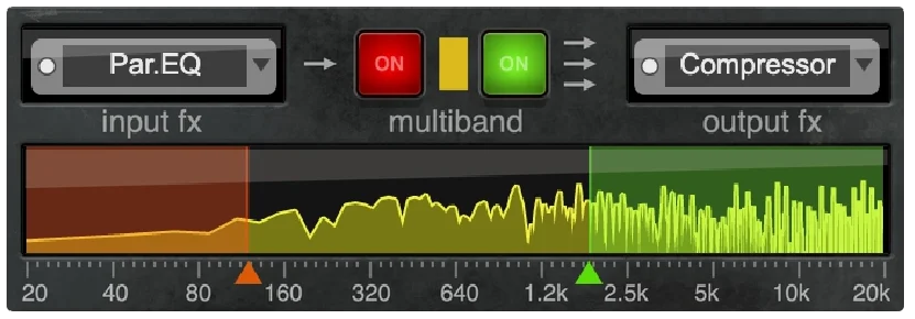 Reason Studios「Osmium Distortion Matrix」微細なテープサチュレーションからスピーカーを溶かすノイズまで!9つの自由にルーティング可能なエフェクトスロット、3つの周波数帯域、無限のエフェクトコンビネーションが生むモジュラー・ディストーション・マトリックス|DTMプラグインセール