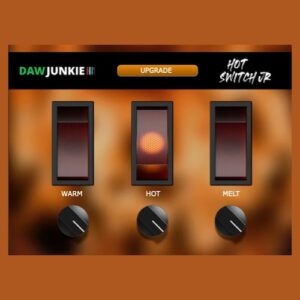 DAWJunkie「Hot Switch Jr」シンプルな操作性なのにしっかり音が変わる!ベースやドラムトラックに厚みと歪みをプラスできる無料ディストーション|DTMプラグインセール