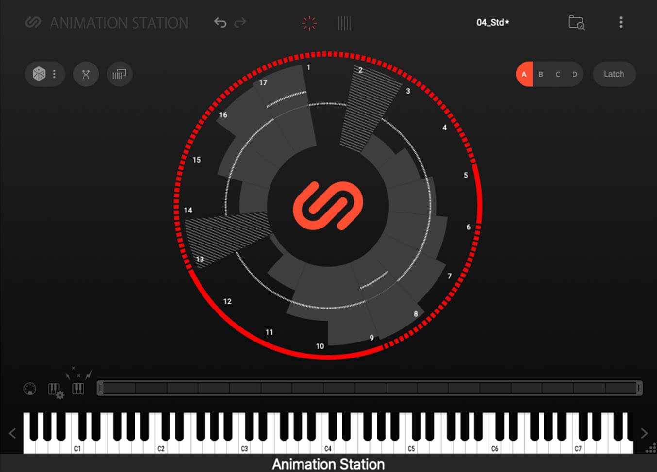 Sample Logic「Animation Station 2.0」750種類以上の高品質プリセット、リアルタイムで切り替え可能な4つのパターン、コードを押さえるだけで動き出すメロディとリズムが実現する革新的MIDIプラグイン｜DTMプラグインセール
