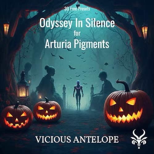 Vicious Antelope「Odyssey In Silence - Arturia Pigments Free Pack」PigmentsとAnalog Lab Vに完全対応！ホラー・アンビエント・シネマティック制作に最適な無料プリセット｜DTMプラグインセール