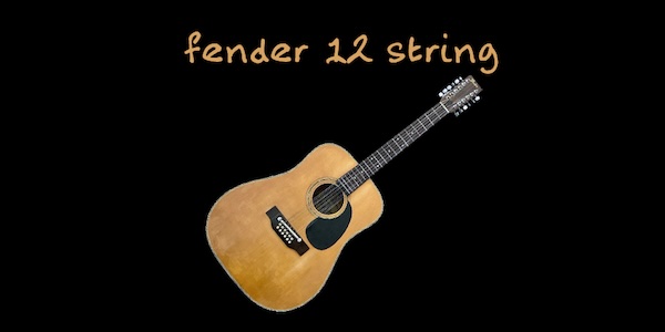 john「Fender 12 String」古き良き時代の空気と音をそのままパッケージ！12弦ギターならではの煌びやかさと奥行きをリアルに再現したFender製12弦アコースティックギター音源｜DTMプラグインセール