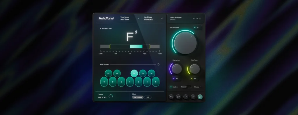Antares「AutoTune 2026」数秒でプロクオリティのボーカルを実現!本物のAutoTuneの本質的ワークフローとプレミアムサウンドを、効率的でCPUフレンドリーなパッケージに凝縮。完全にゼロから再構築された最強ピッチ補正ツール|DTMプラグインセール