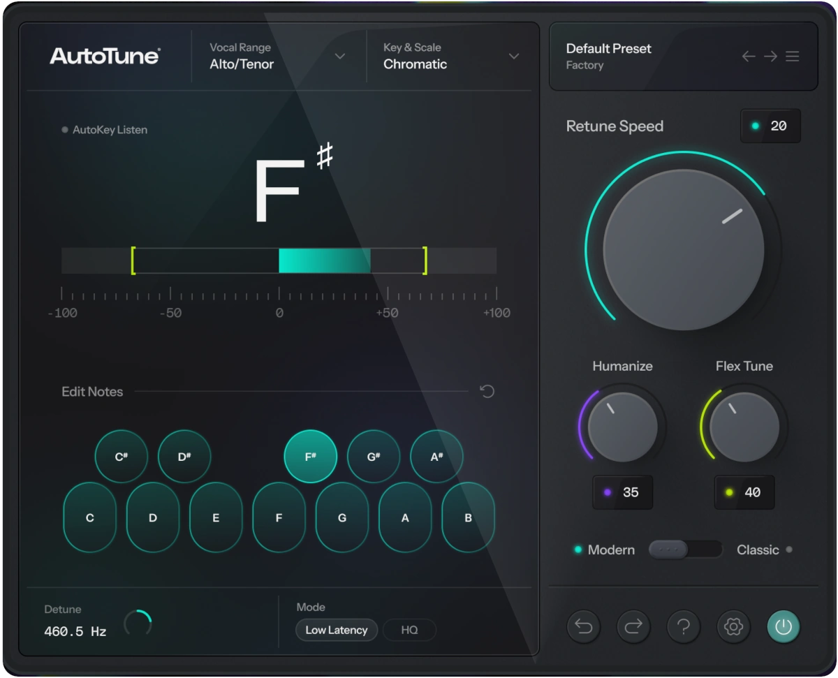 Antares「AutoTune 2026」数秒でプロクオリティのボーカルを実現!本物のAutoTuneの本質的ワークフローとプレミアムサウンドを、効率的でCPUフレンドリーなパッケージに凝縮。完全にゼロから再構築された最強ピッチ補正ツール|DTMプラグインセール