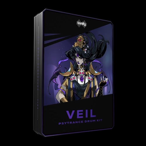 tonify「Veil - Psytrance Drum Kit」音の壁を突き破るパンチ力と空間を支配する重厚感！フェスティバル級のグルーヴを自宅の制作環境で即再現するためのドラムキット｜DTMプラグインセール