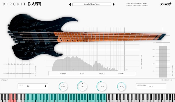 CIRCVIT「CIRCVIT BASS」プロのベーシストが実機で丁寧に録音!1000以上の高精細サンプルを搭載した、無料とは思えないほどリアルで多彩なサウンドを持つ5弦ベースVST音源|DTMプラグインセール