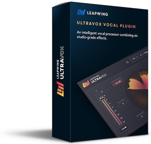Leapwing Audio「UltraVox 2」もうボーカル処理で迷わない!“自然な声のまま美しく整う”コンプレッサー・ゲート・ディエッサー・ハーモニクス・リバーブの最適な組み合わせを実現する次世代ボーカルプロセッサー|DTMプラグインセール