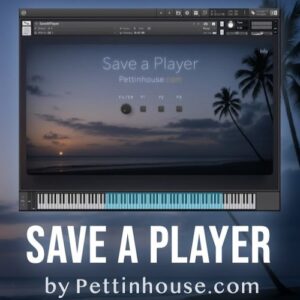 Pettinhouse「Save a Player」80sアルペジオから現代的なベースまで自由自在！レトロポップやシンセウェーブ制作におすすめの無料Kontakt音源｜DTMプラグインセール