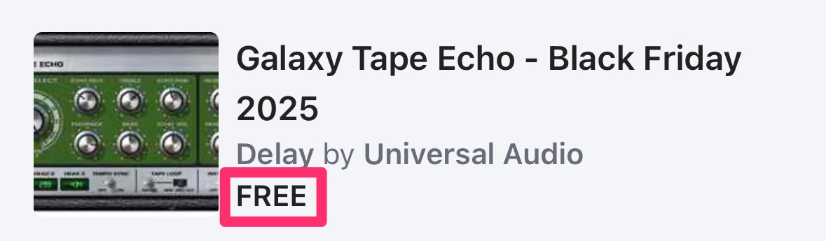 pluginboutique購入特典