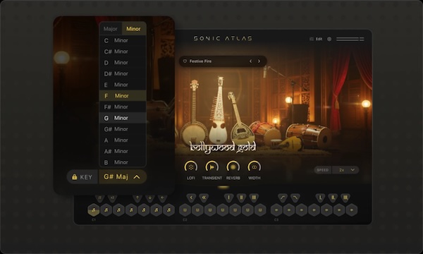 Pitch Innovations「Sonic Atlas」インド伝統音楽から現代的ビートまで収録！音楽制作に革命を起こす、世界各地の民族音楽を即戦力に変えるサンプラー｜DTMプラグインセール