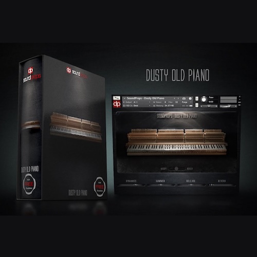 Sound Props「Dusty Old Piano」古びた録音がエモーショナルな曲にぴったりなヴィンテージ風フリーピアノ音源｜DTMプラグインセール