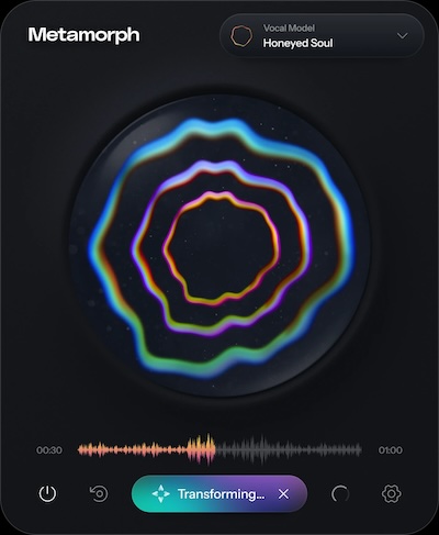 Antares「Metamorph」ボーカルトラックをキャプチャし、プレミアムボイスモデルを選び、ワンクリックで結果を取得!変換されたボーカルは即座にセッションで使用可能な、AIで声を変える革命的プラグイン|DTMプラグインセール