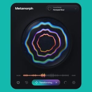Antares「Metamorph」ボーカルトラックをキャプチャし、プレミアムボイスモデルを選び、ワンクリックで結果を取得！変換されたボーカルは即座にセッションで使用可能な、AIで声を変える革命的プラグイン｜DTMプラグインセール