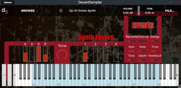 Necatuss「DP-01 Drone Synth」廃棄寸前のDP-01を再構築して生まれた無料ドローンVST!4つのサウンドパッチを自在にミックスできる、映像制作・アンビエントに最適な音源|DTMプラグインセール