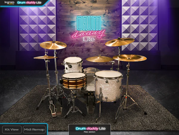 Ingram Audio「Drum Daddy Lite」ミックス不要・即戦力・Kontakt対応で、プロが認めたドラムサウンドを誰でも無料で使える即戦力ドラム音源|DTMプラグインセール