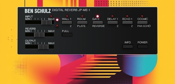 Schulz Audio「JP-ME-1」80年代の名機をDAWで完全再現！12ビットの粗さ・温かさ・奥行きをそのまま蘇らせるレトロデジタルリバーブ｜DTMプラグインセール