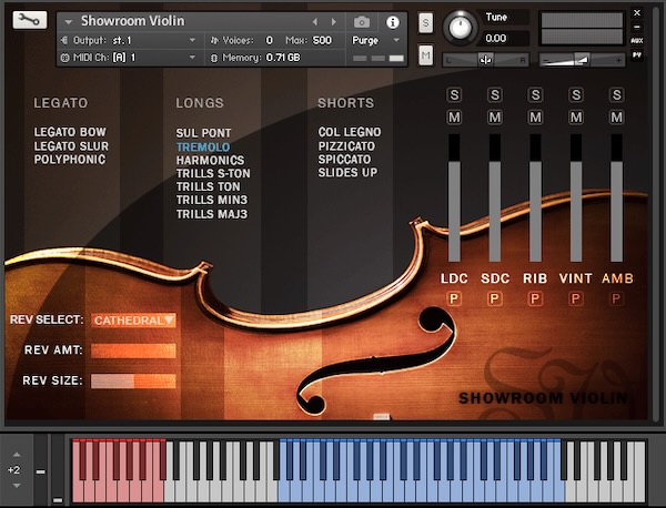 「The Showroom Violin」リアルなソロバイオリン音源を探しているならこれ一択!14の奏法×5つのマイクポジションで作る、自然なビブラートと多彩な奏法が魅力のソロバイオリン音源|DTMプラグインセール