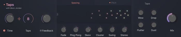 Lunacy「Taps & Portals」最小限の入力で完全に自己進化するサウンドユニバースを実現!シンプルなエコーをクリーンなクラシックリピートからシュールで万華鏡的なディレイパターンまで変換する次世代ツール|DTMプラグインセール