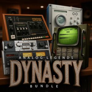 Analog Legends「DYNASTY Bundle」音楽制作に必要な全てがこの1本に！AIドラムから重低音808、ベース、リバーブ、マスタリング、膨大な16,000超のWAV素材まで完全収録した万能パック｜DTMプラグインセール