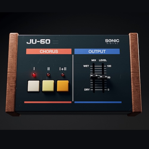 Sonic Academy「JU-60 - Juno Chorus VST Plugin」ボーカル・シンセ・ギターすべてが激変！アナログの温かみと立体感をDAWで再現する伝説的コーラス｜DTMプラグインセール